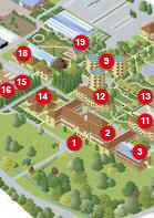 Map of main College campus