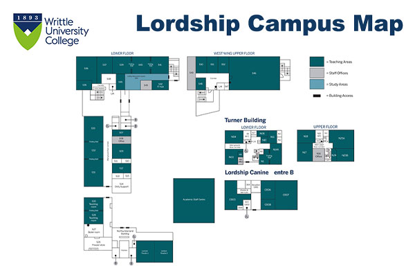 Writtle University College Lordship Campus Map