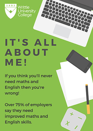 All about me - english and maths poster 1